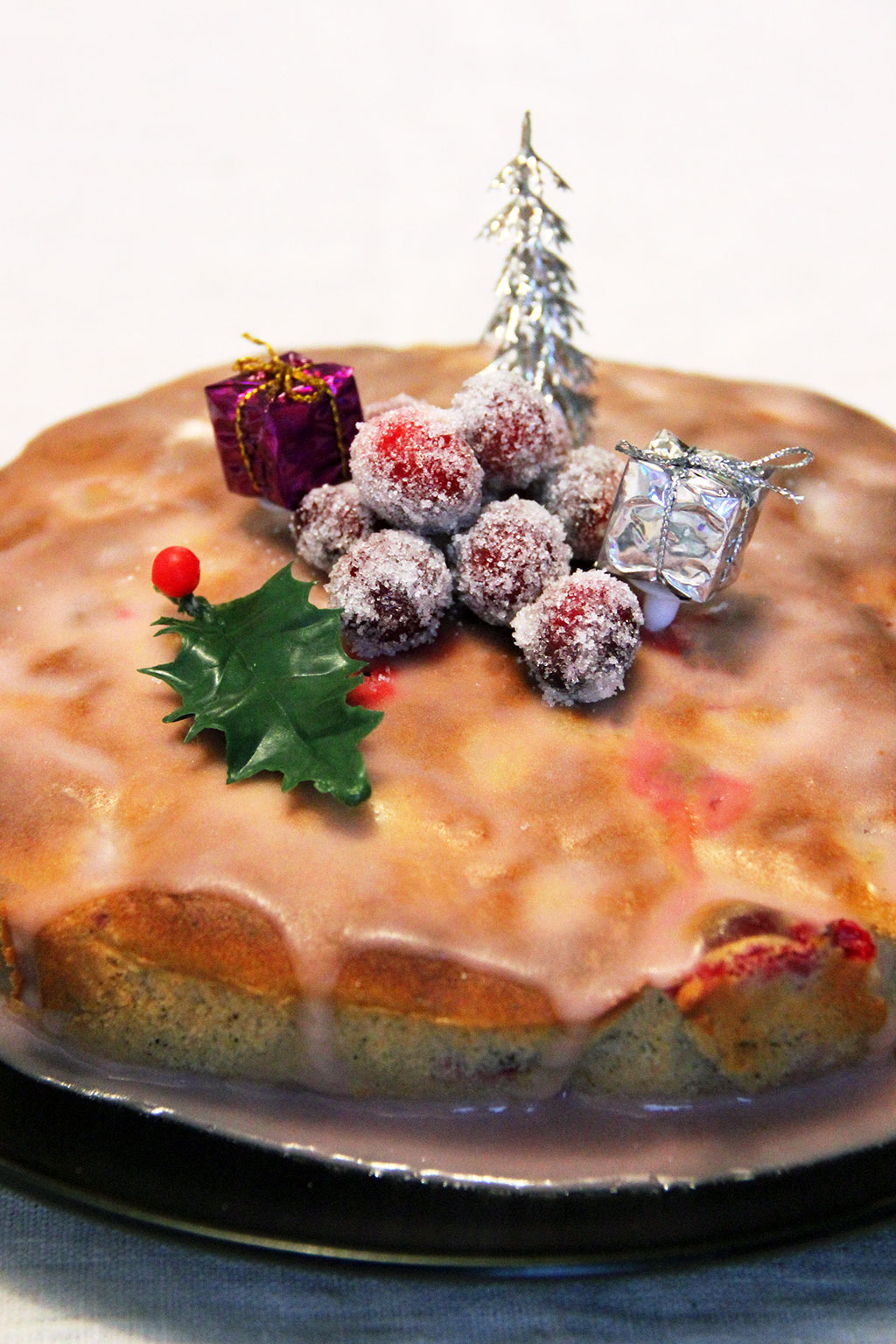 Gâteau de Noël aux cranberries – Not parisienne