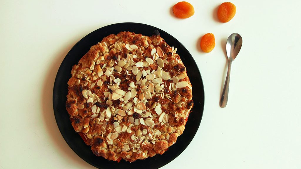 Crumb Cake Nectarines Abricots Et Amandes Not Parisienne